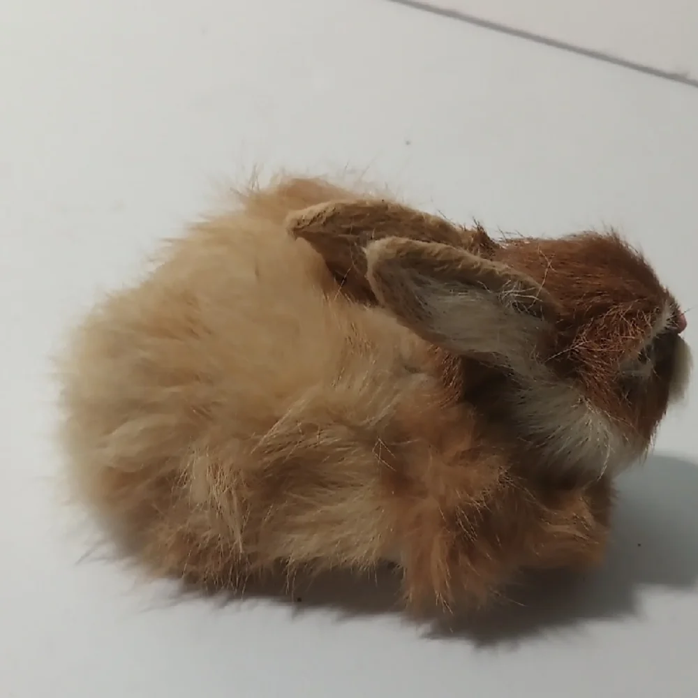 Source Unknown Brown and White Bunny Toy for Small Pets